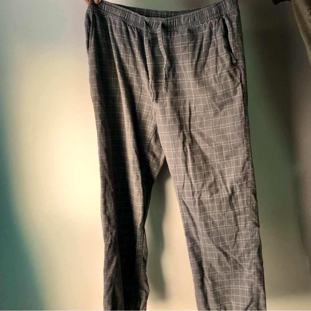 Gray Eddie Bauer flannel PJ bottoms